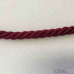 Ozdobná šnúra bordová 8 mm