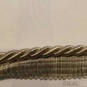 Ozdobné šnúry s výpustkom béžová 8 mm