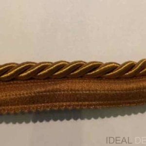 Ozdobné šnúry s výpustkom medená 8 mm