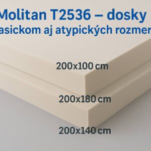 Molitan T2536 na mieru – klasické a atypické rozmery