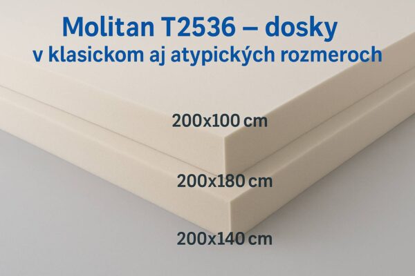 Molitan T2536 na mieru – klasické a atypické rozmery