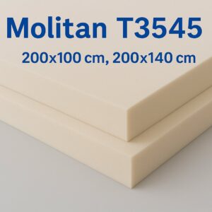 Molitan T3545 – tvrdšia čalúnnická pena v rozmeroch 200×100 cm a 200×140 cm. Vhodná na sedáky, matrace a čalúnenie.