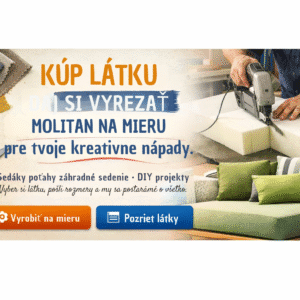 Molitan, látky, šitie na mieru