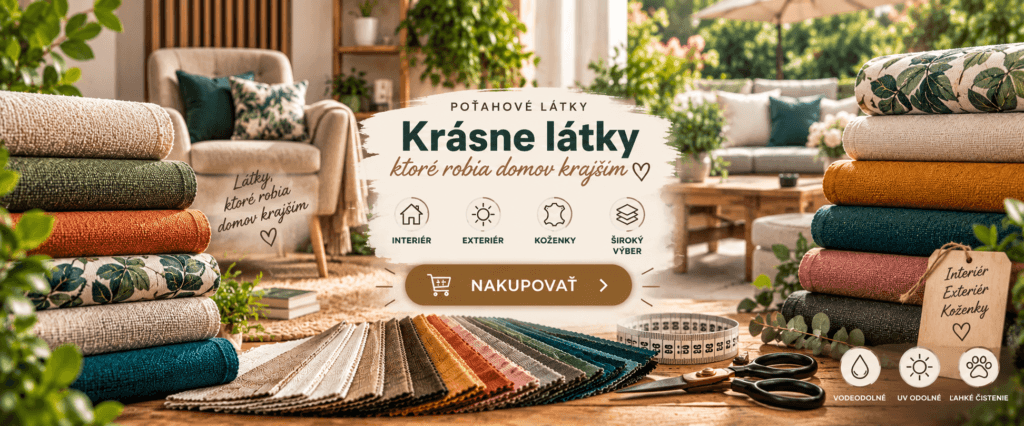 Poťahové látky - interiér - exteriér - koženky